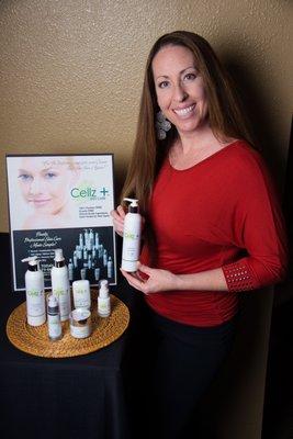 Zoom picture of Regina Collins - Creator of the Trademark Color Coded Skin Care Line - "Cellz Plus Skin CareTM"