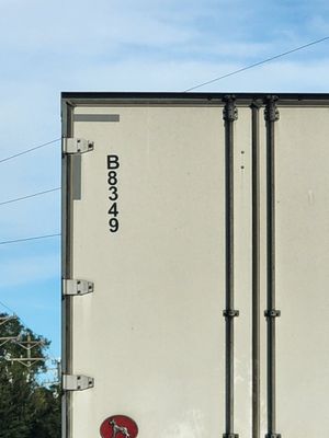 His trailer number