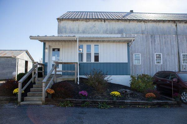 The front exterior of the shop