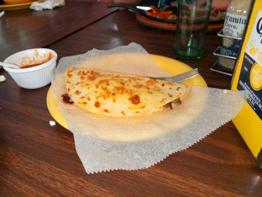 Beef quesadilla