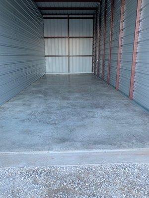 New Boat & Camper Storage Units with Concrete Floors