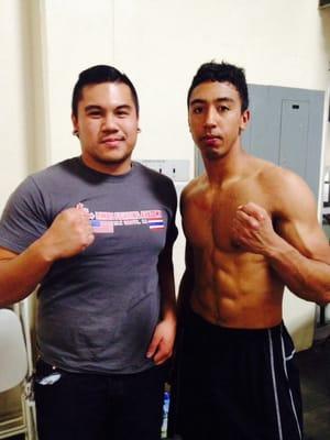 Agi and Nick Johnson after Hmong New Year Fight