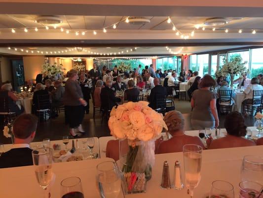 175 person wedding comfortably fitting in their main room. Over 150 people ordered the steak and every single one was cooked to perfection!