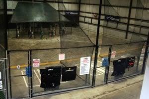 4 token operated batting cages:  $1 for 15 pitches; $5 for 6 tokens; $10 for 12 tokens