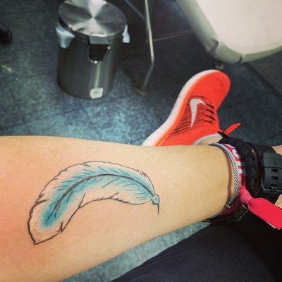 Feather tattoo