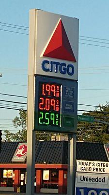 Love those Texas gas prices!