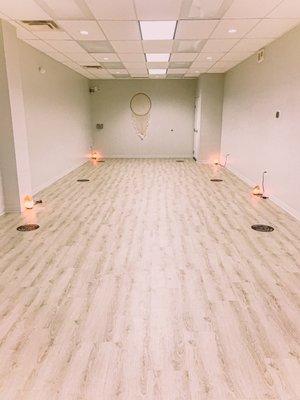 Such a great space for hot yoga