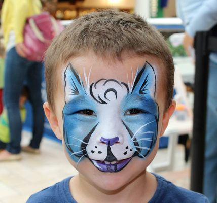 Face painting at a corporate event.  Also perfect for birthday parties.