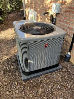 Brand new Rheem system!