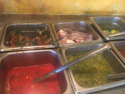 Fresh salsas are standouts