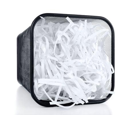 Shredded paper