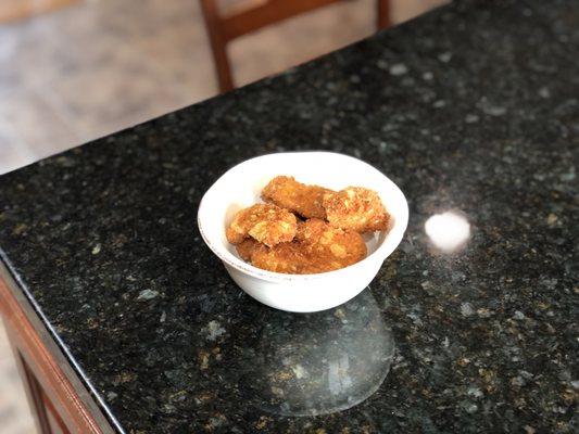 Panko and Barbecue Potato Chip Chicken Nuggets