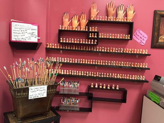 Our nail art display