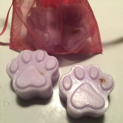 Lavender Paw Prints Soap