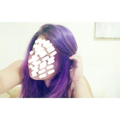 Purple hair!