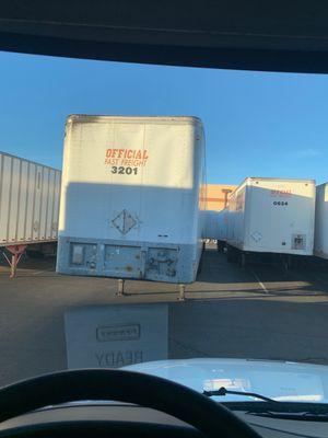 A row of trailers