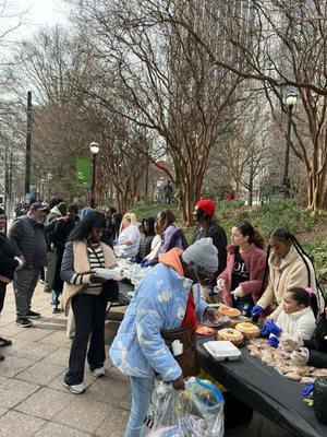 MLK feeding in Atlanta