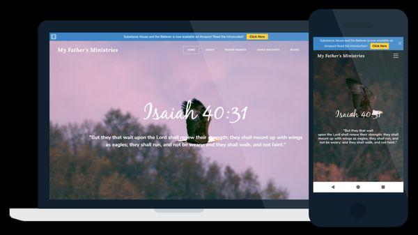 Pro Website Design - My Father's Ministries