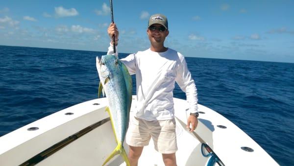 Off Limits helped catch this Mahi Mahi.