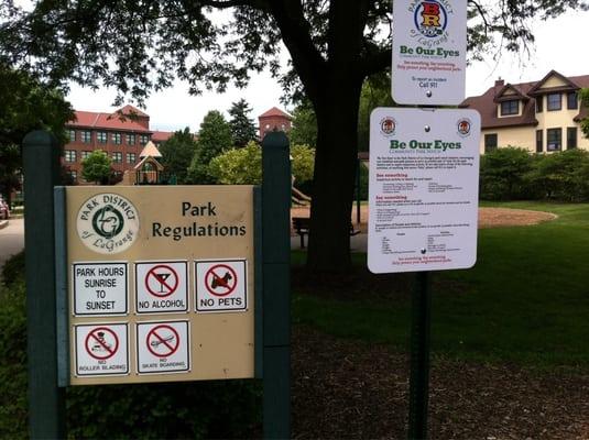 Park regulations