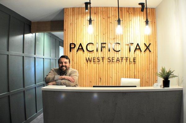 Located in the Waterfront Credit Union Building.  Pacific Tax WS offices is next-door to the State Farm agent on the second floor.