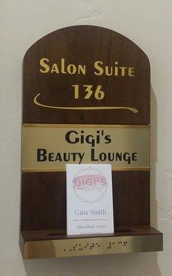 Gigi's Beauty Lounge (microblading) is located in the Phenix Salon Suites, 4709 Colleyville Blvd., Colleyville, Texas.