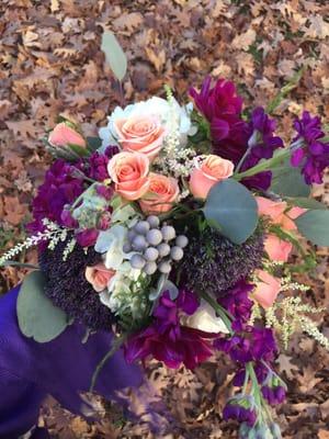 Bridesmaid bouquet. So beautiful!