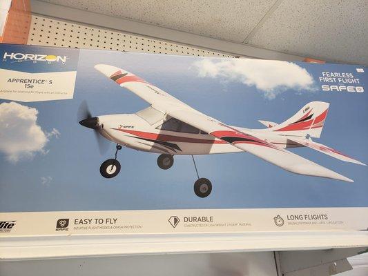 Yes we stock planes! Grab this great beginner plane today!