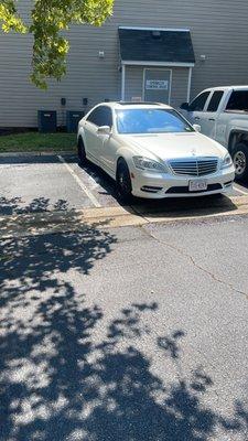 $60 quick wash on Mercedes Benz