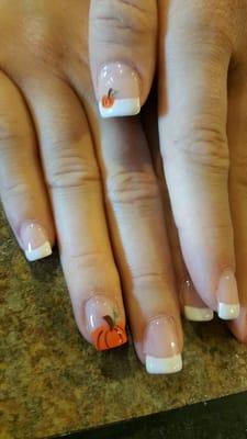 Gel nails Halloween style