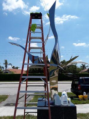 Leonard Nierman Restoration of Stainless Steel by BronzeRestoration