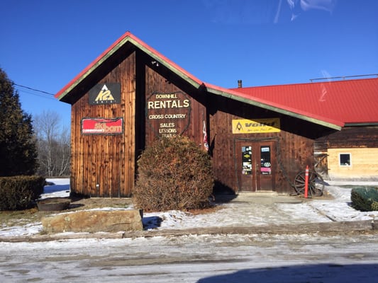 Front entrance to the barn