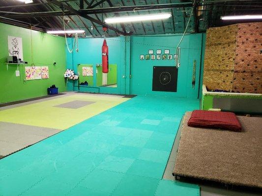 This is our Taekwondo gym.