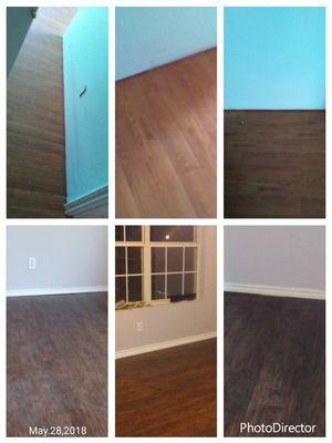 Before/ after 
Paint & floor