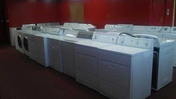 We have lots of sets of washers & dryers. Sets starting at ONLY $275 with a 30 day warranty. Can't move them yourself?...