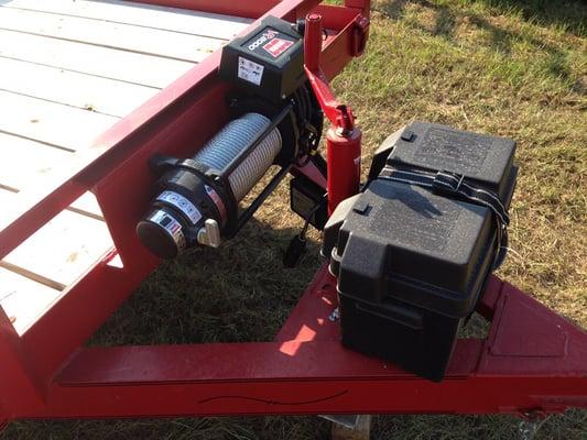 Trailer and truck winches.