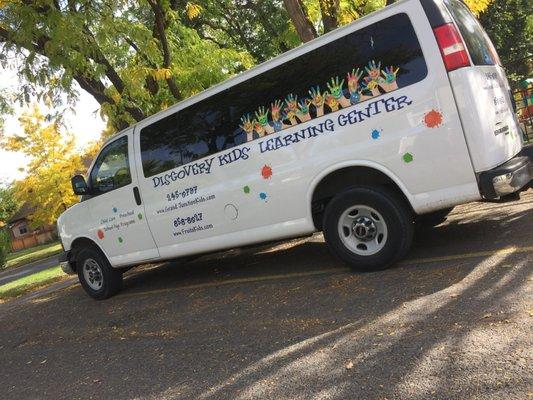 Discovery Kids offers transport services.