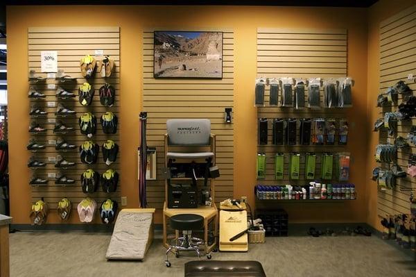 Rock/Creek can provide you with an expertly fitted boot, shoe, or sandal from Chaco, Montrail, Teva, Salomon, Vasque & more.