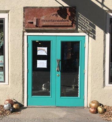 Entrance to the Shop in the Fall