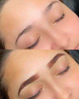 OMBRE BROWS IN THE WOODLANDS TEXAS