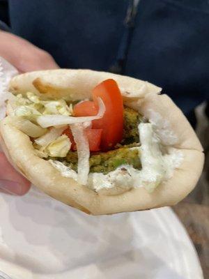 Falafel Pita Sandwich