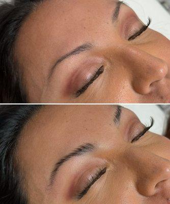 Brow lamination