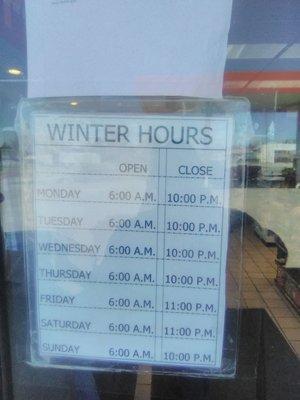 Regular hours