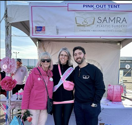 We had so much fun at the Making Strides against Breast Cancer walk yesterday in Point Pleasant Beach!