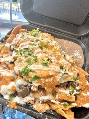 Our Chipotle Chilaquiles a must try!