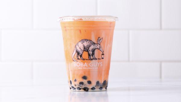 Thai Tea - Brewed from a strong Ceylon green tea and spices combined with dairy milk and organic condensed milk.