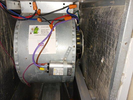 Residential furnace blower motor replacement