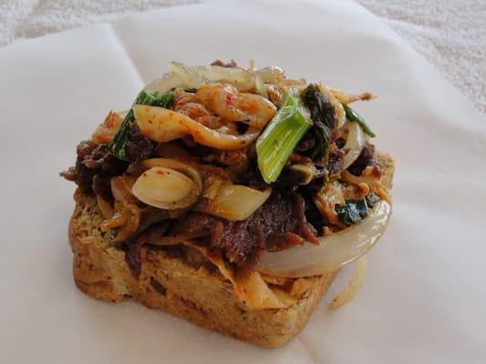 New item on the menu - Kimchi Bulgogi Sanwich