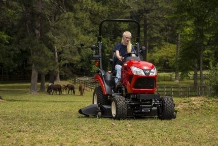 Yanmar with mowing deck