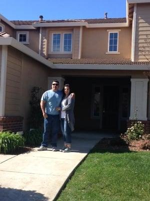 So excited giving  Jennifer and Robert the keys to their NEW HOME in Natomas Park today...